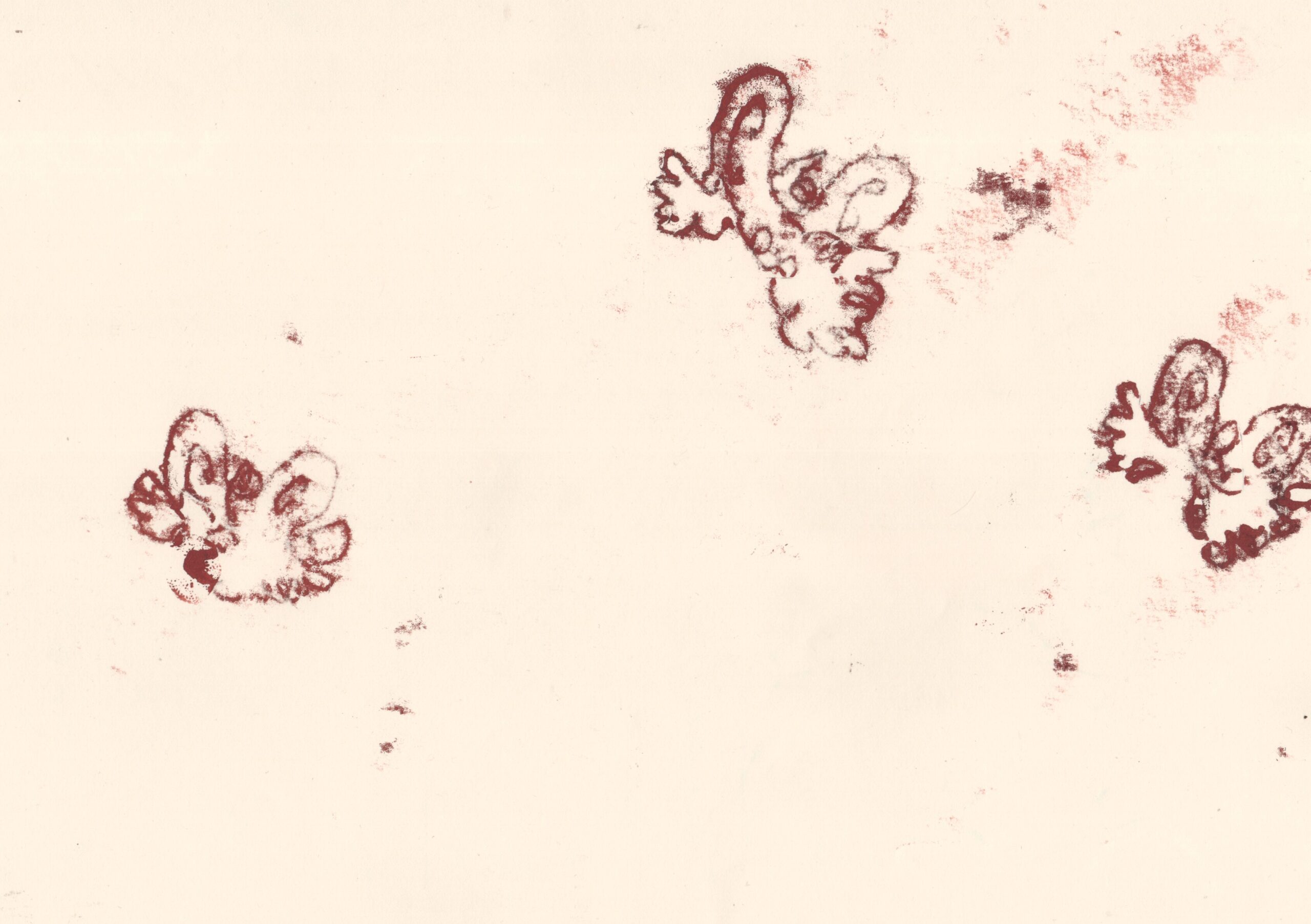 Bunny heads - print - Image 1