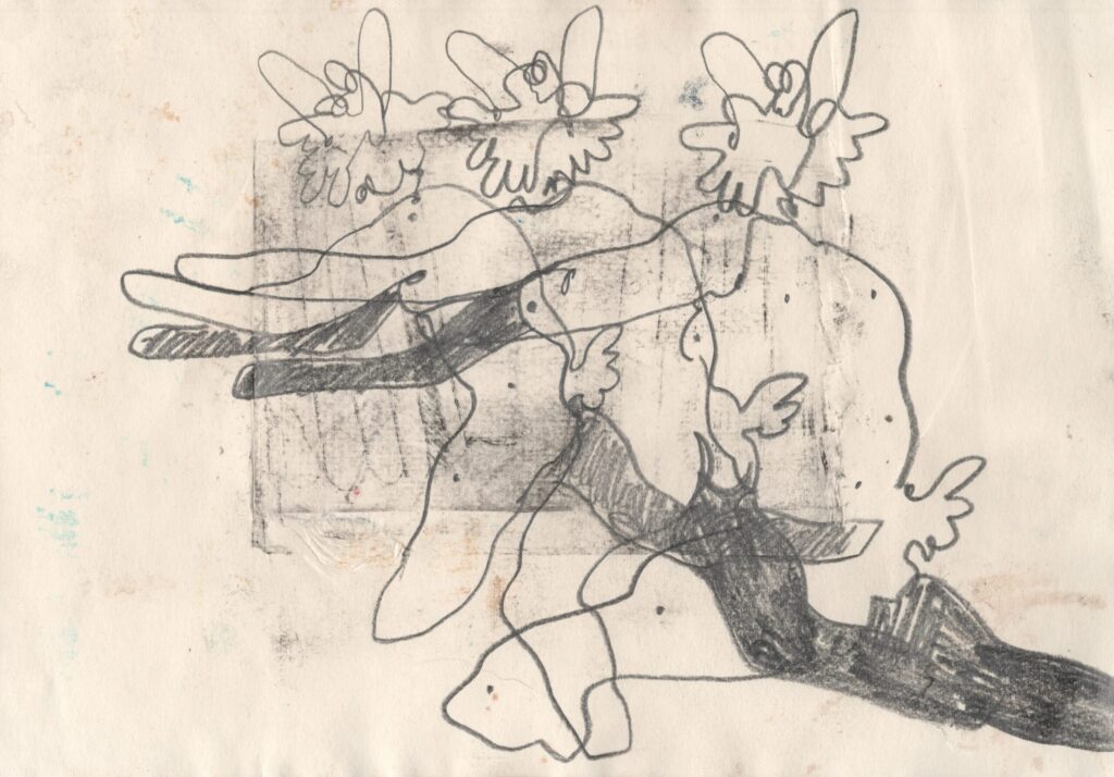 Trailing along - print